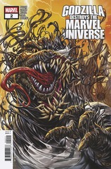 Godzilla Destroys the Marvel Universe #2 Cover A