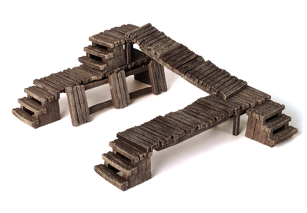 Monster Scenery: Painted Bridges & Barricades