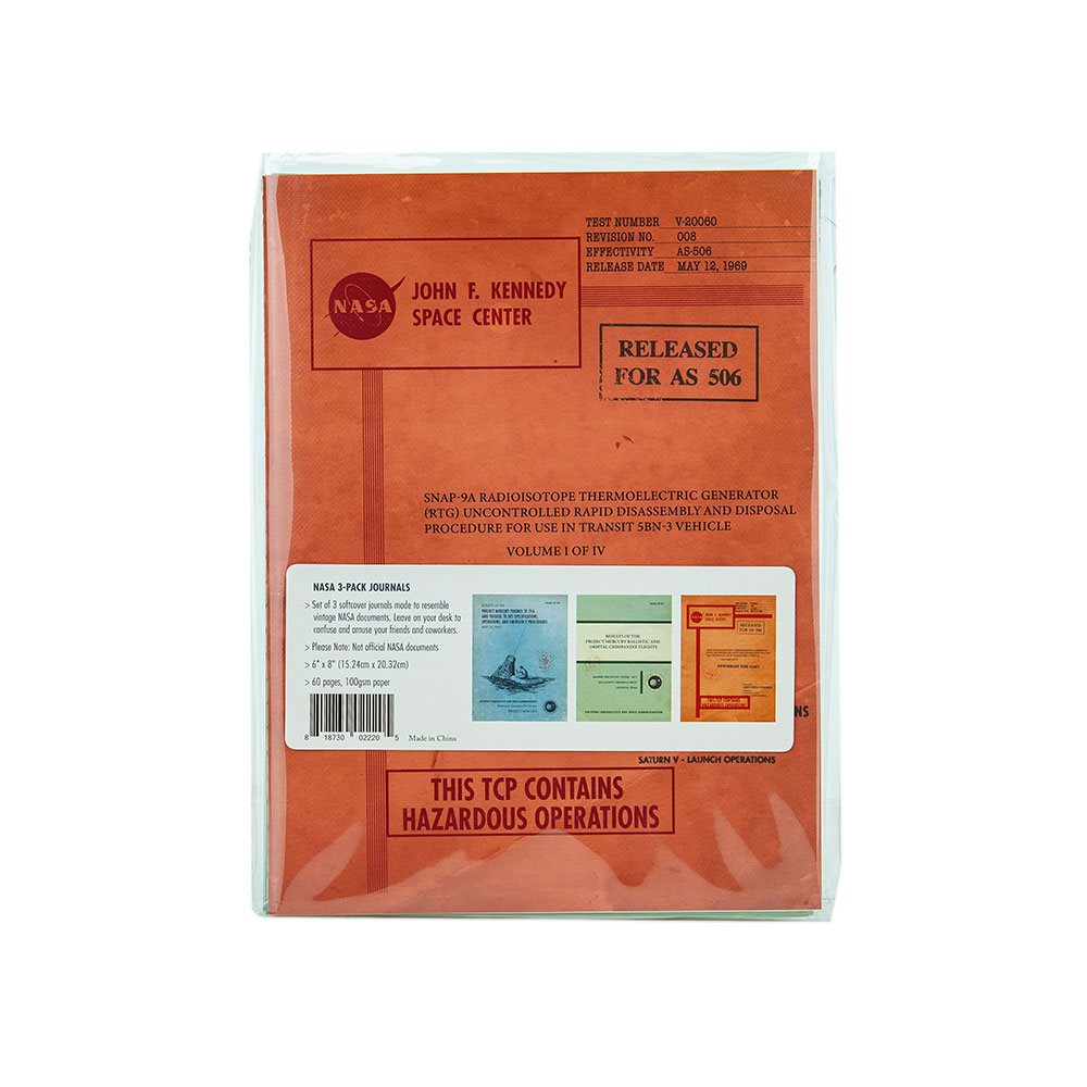 NASA Softcover Journal 3-Pack