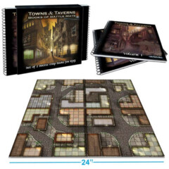 Towns & Taverns - Books of Battle Mats