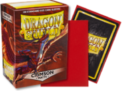 Dragon Shield Matte Standard-Size Sleeves - Crimson - 100ct