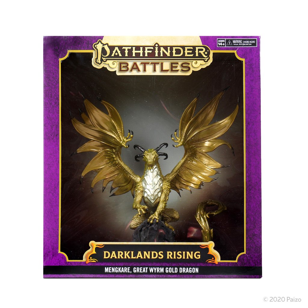 Pathfinder Battles Miniaturess: Darklands Rising - Mengkare Great Wyrm Premium Set