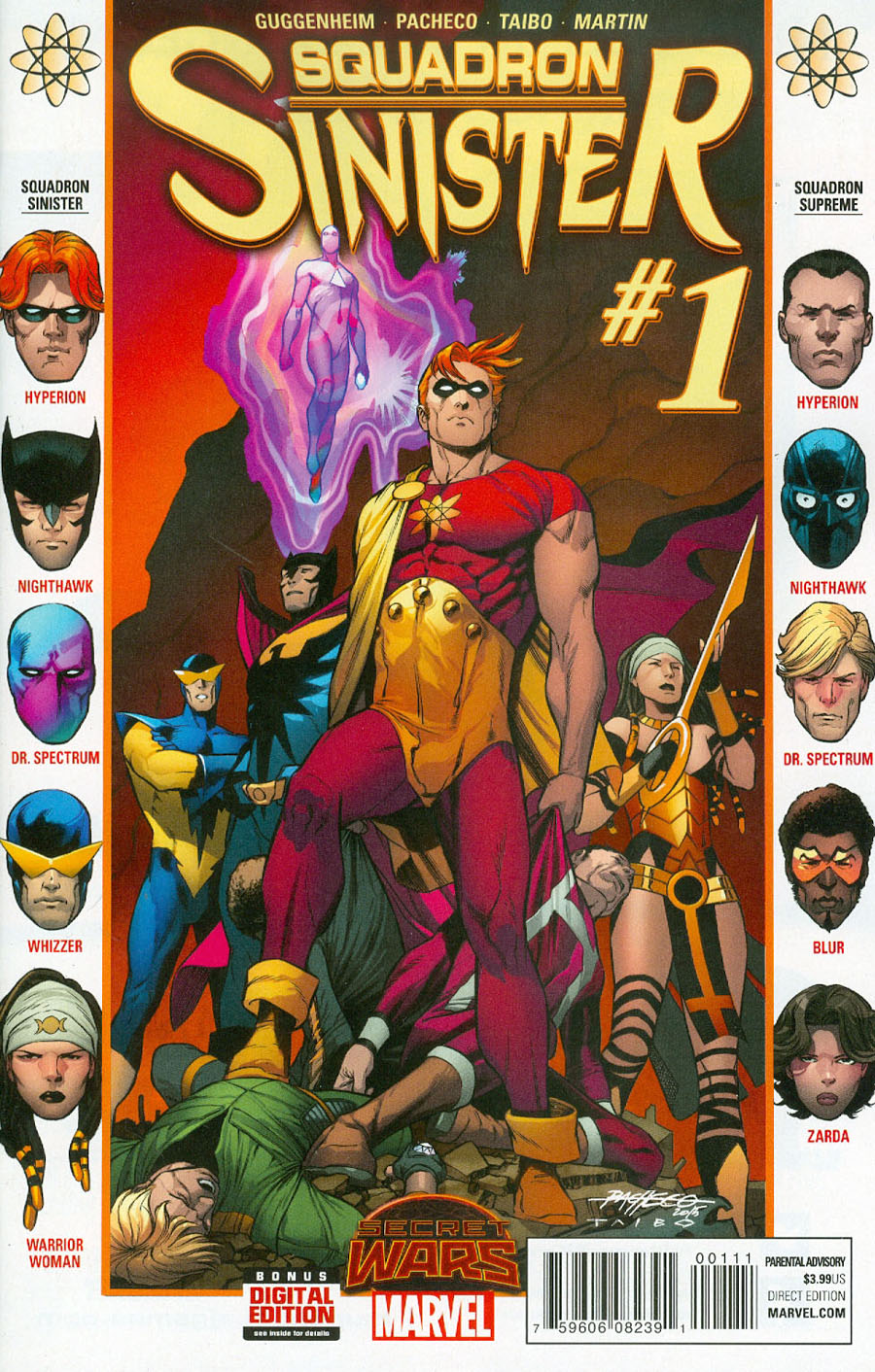 Comic Collection: Squadron Sinister #1 - #4 Cover A