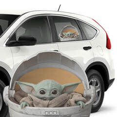 Star Wars Mandalorian: The Child Passenger Series Window Decal