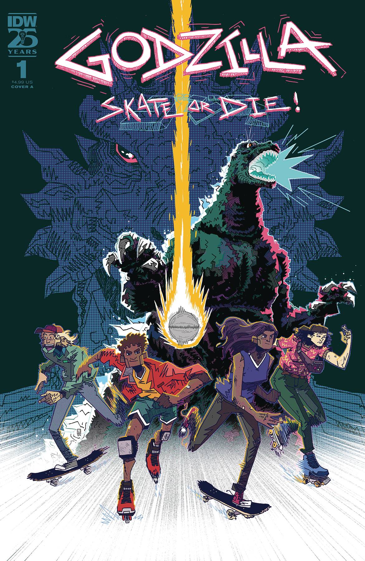 Godzilla Skate Or Die #1 Cover A