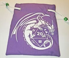 Dragon Dice Bag - Purple