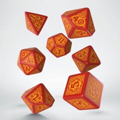Dice Set Dragon Slayer Red & Orange