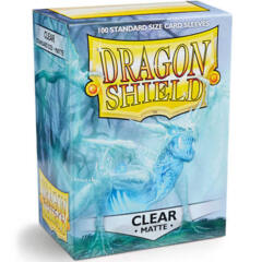 Dragon Shield Matte Standard-Size Sleeves - Clear - 100ct