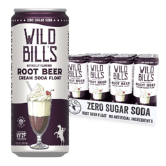 Zero Sugar Root Beer Float Wild Bills Craft Beverage Co.