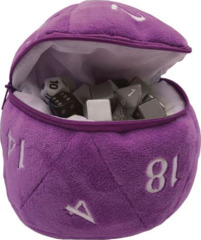 Ultra Pro - D20 Plush Dice Bag - Purple