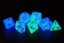 Sirius Dice Set - Frosted Glowworm