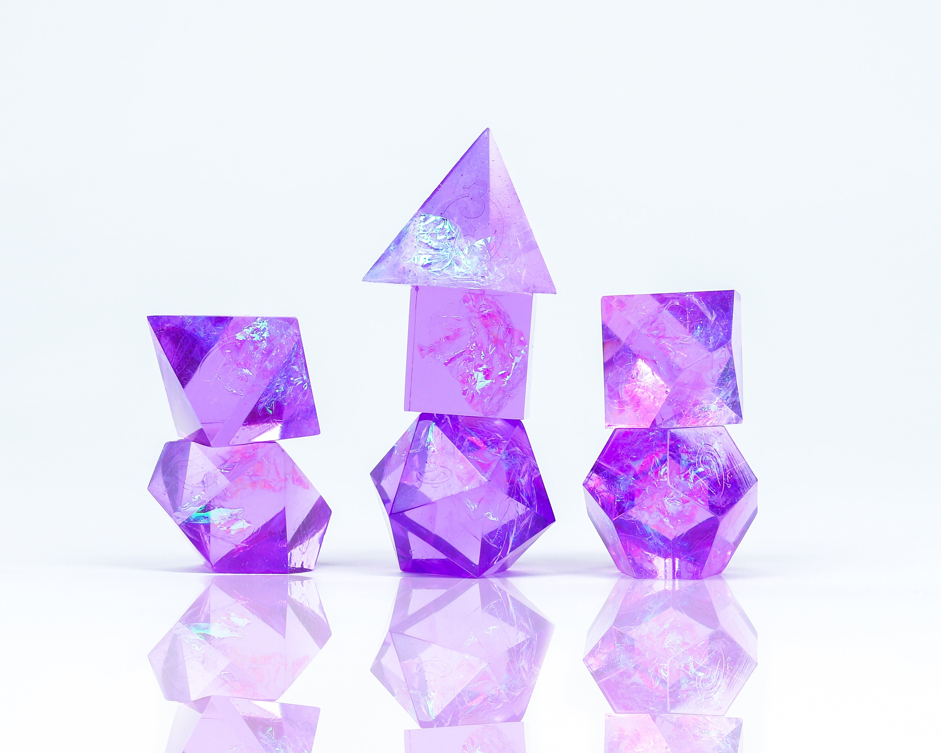 Sirius Dice Set - Purple Cloak & Dagger