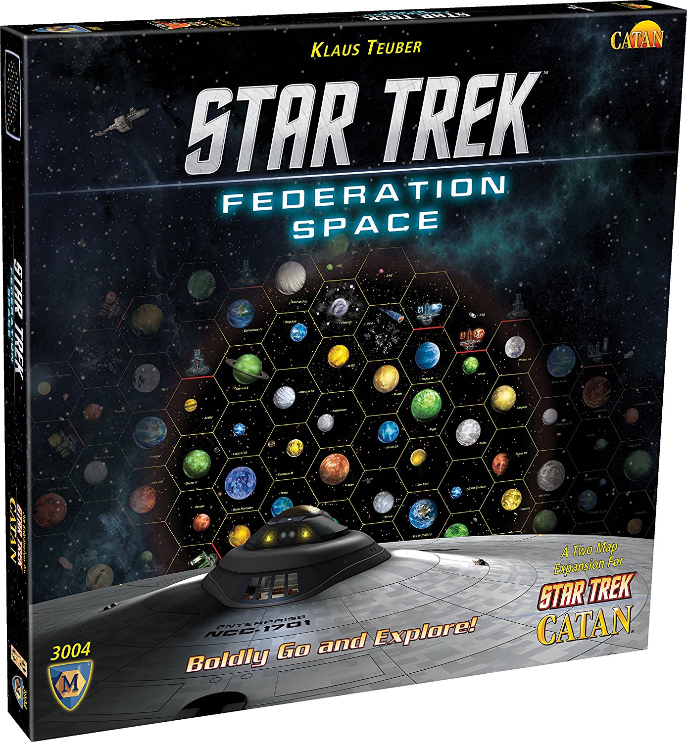 Star Trek Catan Federation Space Map Set