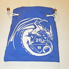 Dragon Dice Bag - Blue