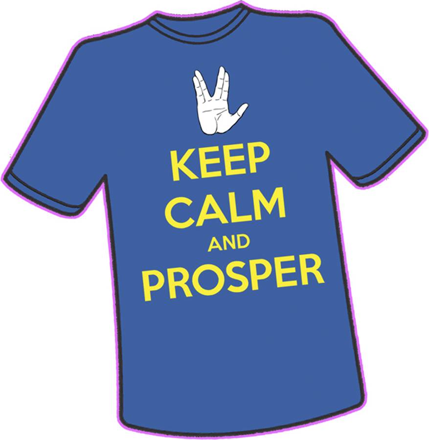 Keep Calm and Prosper T-Shirt - L