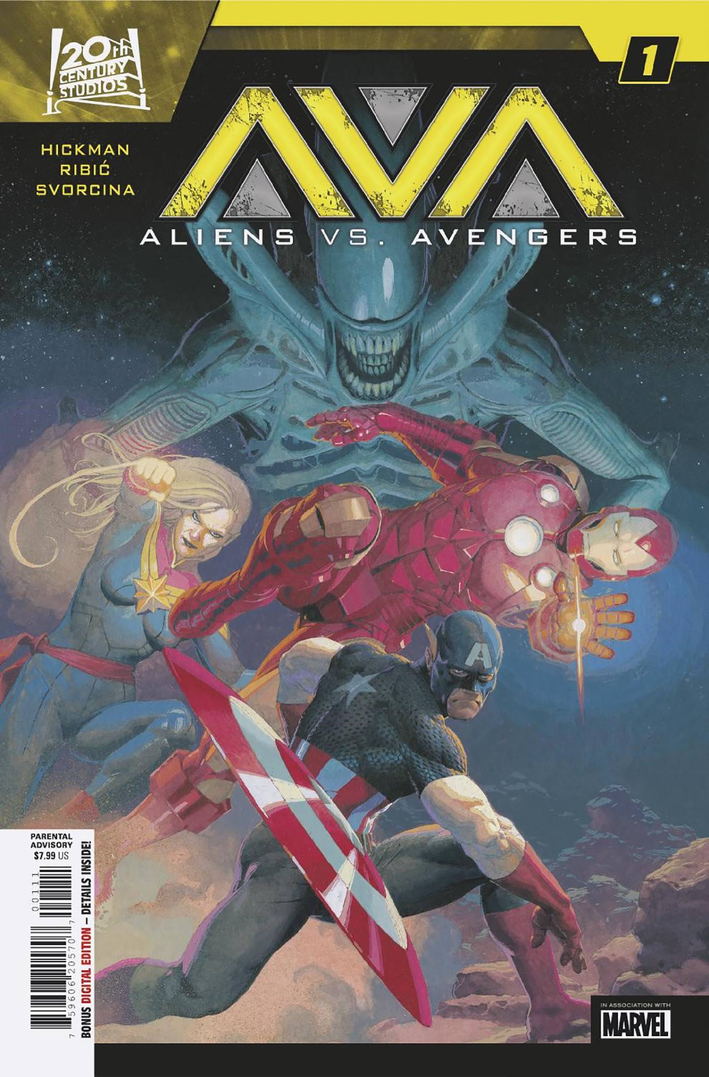 Aliens vs Avengers #1 - #4 Cover A