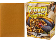 Dragon Shield Matte Standard-Size Sleeves - Gold - 100ct