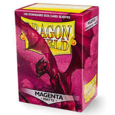 Dragon Shield Matte Standard-Size Sleeves - Magenta - 100ct