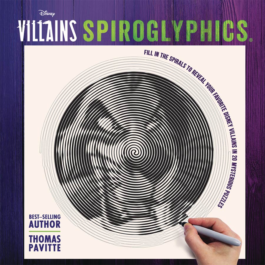 Disney Villains Spiroglyphics Activity Book