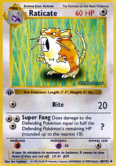 Raticate - 40/102 - Uncommon - 1st Edition - (Foreign)