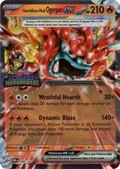 Hearthflame Mask Ogerpon ex - 040/167 - Double Rare (Twilight Masquerade Stamp) OVERSIZED