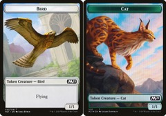 Bird Token // Cat Token 20 (Core 2021) - Foil