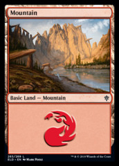 Mountain (265) - Foil (Throne of Eldraine)