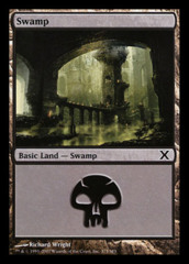 Swamp (375) - Foil (10th Edition)