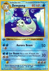 Dewgong - 25/102 - Uncommon - 1st Edition - (Foreign)