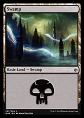 Swamp (257) - Foil (War of the Spark)