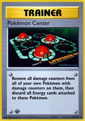 Pokemon Center - 85/102 - Uncommon - 1st Edition - (Foreign)