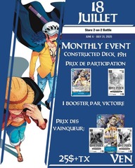 New Event - 2 on 2- One Piece - Vendredi  18 Juillet 19h - MTL