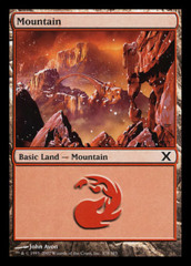 Mountain (378) - Foil (10th Edition)
