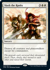 Slash the Ranks - Foil (Missprint - Marked)