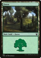 Forest (286) - Foil (Theros Beyond Death)