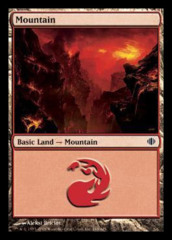 Mountain (244) - Foil 90 (Shards of Alara)