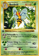 Beedrill - 17/102 - Rare - 1st Edition - (Foreign)