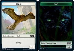 Bird Token // Cat Token 11 (Core 2021) - Foil