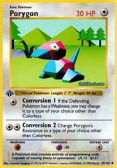 Porygon - 39/102 - Uncommon - 1st Edition - (Foreign)