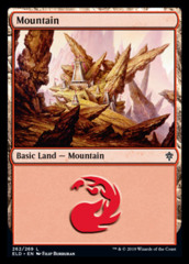 Mountain (262) - Foil (Throne of Eldraine)