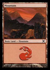 Mountain (377) - Foil (10th Edition)