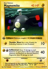 Magnemite - 53/102 - Common - 1st Edition - (Foreign)