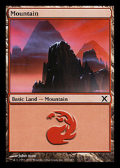 Mountain (376) - Foil (10th Edition)