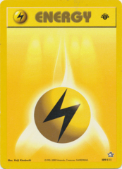 Lightning Energy - 100/102 - Common - 1st Edition (FR)