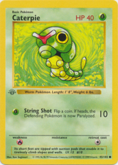 Caterpie - 45/102 - Common - 1st Edition (FR)