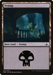 Swamp (262) - Foil (Guilds of Ravnica)