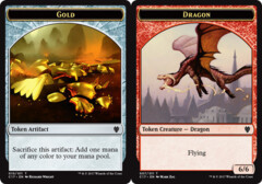 Dragon Token 6/6 // Gold Token (Commander 2017)