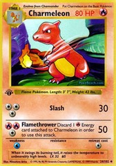 Charmeleon - 24/102 - Uncommon - 1st Edition - (Foreign)