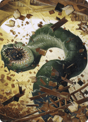 14/81 Bookwurm Art Card