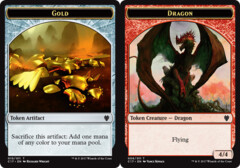 Dragon Token 4/4 // Gold Token (Commander 2017)